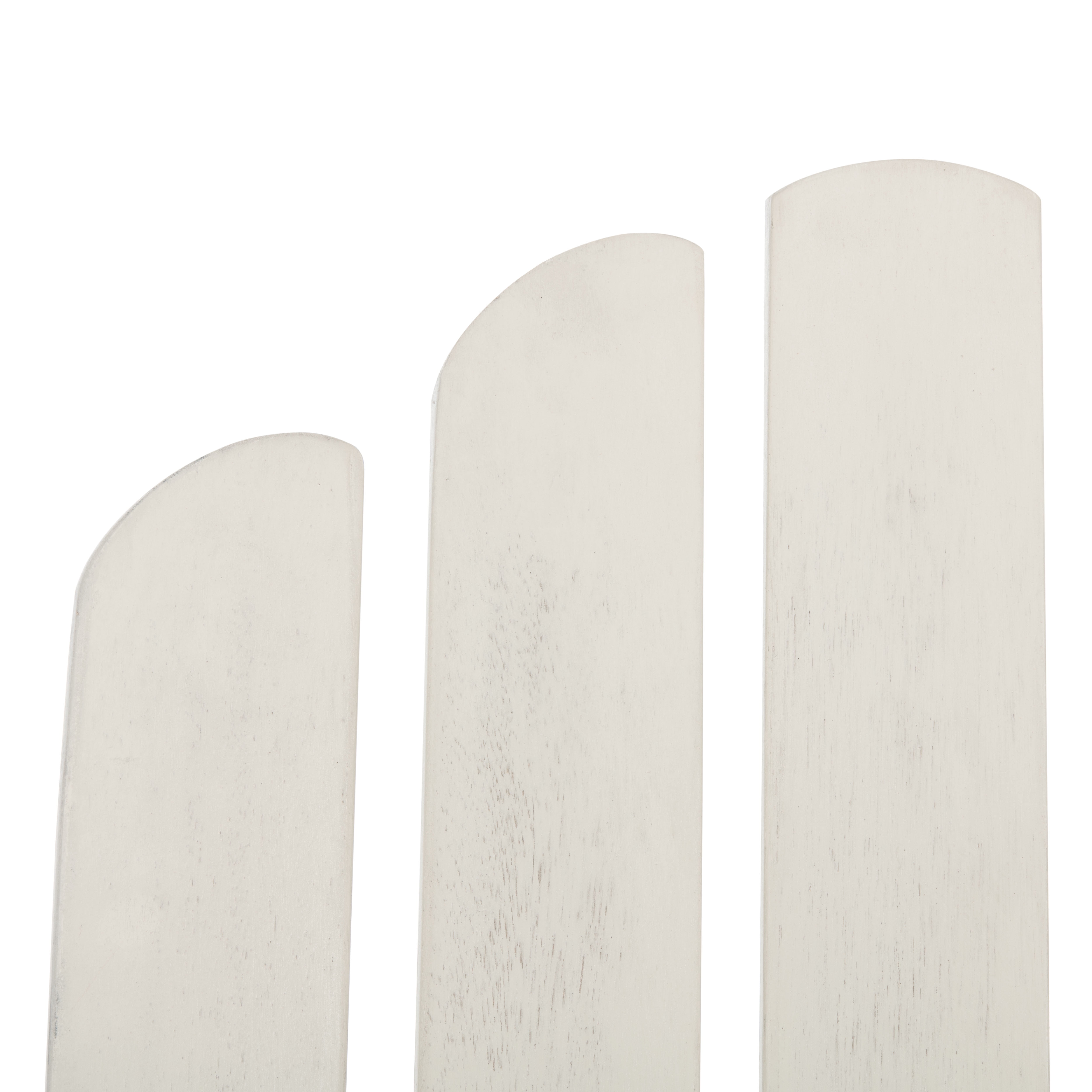 SAFAVIEH Outdoor Collection Topher Adirondack Chair White