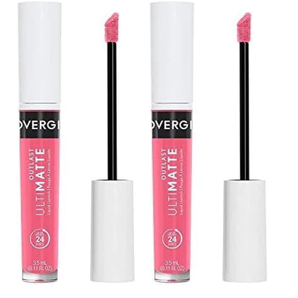 Tinte de labios líquido COVERGIRL Outlast Ultimatte Strawberry, 3 ml x 2