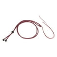 thumbnail image 1 of Unique Bargains Cordon en Nylon pour Collier, Corde Émeraude, Rouge Foncé, Lot de 10, 1 of 6