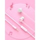 thumbnail image 3 of Sanrio Kuromi auriculares intrauditivos con cable, Cinnamoroll, auriculares de música Pochacco, juegos Kawaii, My Melody auriculares deportivos, regalos para niñas, 3 of 4