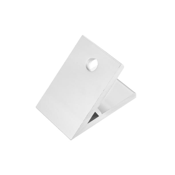 Conectores de esquina de perfil de aluminio Uxcell 4040, soporte de esquina (ángulo de 45 grados)