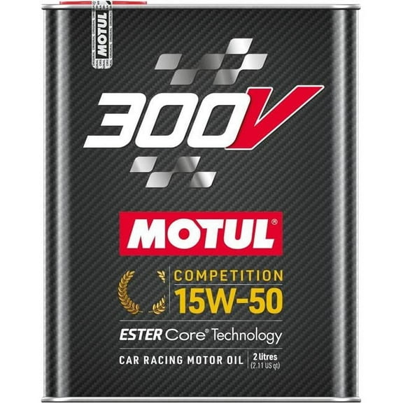 Motul MTL110860 2 Liter 300V 15W-50 Competition Oil