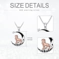 thumbnail image 6 of 925 Sterling Silver Animal Necklace Cute Animal Jewelry Gifts for Women Mother Sister Friends, 6 of 6