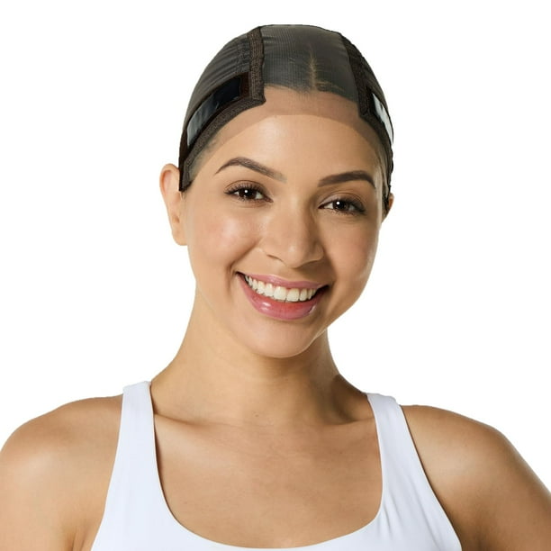 Gorro de silicona con encaje para peluca para mujer, con banda de agarre ajustable, utilizado para pelucas de encaje y pelucas de una sola parte, gorro de agarre de encaje para que tu peluca no tenga