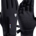 thumbnail image 4 of Guantes de Nieve a Prueba con Calor de Cremallera Mantener para Negro Sunnimix Guantes de snowboard, 4 of 8