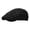 Black, variant on Unisex Thin Linen Newsboy Cap Lightweight Breathable Flat Hat Large‑Head Friendly Spring Summer Outdoor Sun‑Shade Casual Beret Head‑Accessory