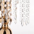 thumbnail image 2 of Crystals Candles Holder Table Wedding Flower Vase Candlesticks Gold Decor Pillar 55cm, 2 of 9