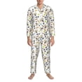 thumbnail image 3 of Naloa Labrador Retriever Dog Men’s Pajamas Set - Long Sleeve Button Down Sleep Shirt and Pajama Bottoms Sleepwear Set-Medium, 3 of 7