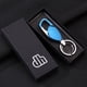 thumbnail image 3 of Llavero de metal para coche de moda para hombre, llavero, llavero, llavero, regalo Azul, 3 of 8