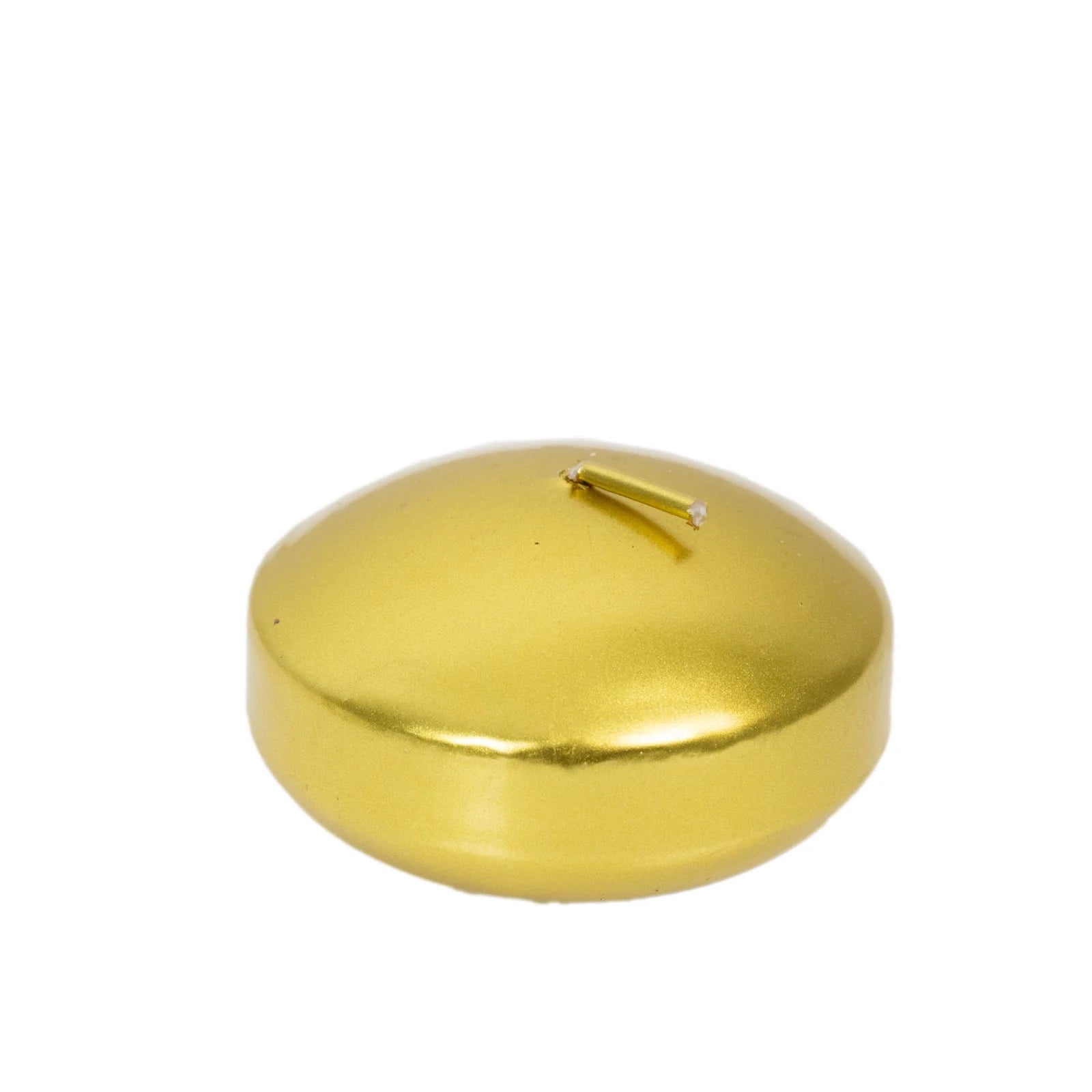 Balsa Circle 12 Gold 3 in Round Unscented Floating Candles Dripless Wax Discs Party Wedding Table Centerpieces Event Decorations Supplies