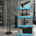 Double-Pole Poster Stand 1 Pack Adjustable Heavy Duty Display Sign ...