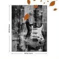 thumbnail image 3 of Electric Guitar Grunge Canvas Print, Retro Rock Wall Art for Living Room, Bedroom, Office, Bar, Music Studio, Guitarist Gift, 3 of 8