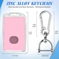 thumbnail image 6 of Key Fob Cover Compatible with Mazda 3 6 CX-5 CX-9 CX-30 CX-50 CX-70 2019-2025 Keychain Case Holder Protector,Silver/Pink, 6 of 6