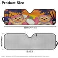 thumbnail image 7 of Uorisanigo Windshield Sun Shade for Jeep Wrangler TJ JK JKU JL JLU-Blocks UV Rays Sun Visor Protectiver,Car Winshied Sunshade Keep Your Vehicle Cool,Cute Yorkshire Terrier Driving Car Window Shade, 7 of 7