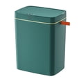 thumbnail image 1 of Papelera Automática Con Tapa Cubo Basura para Casera (verde 18L), 1 of 6