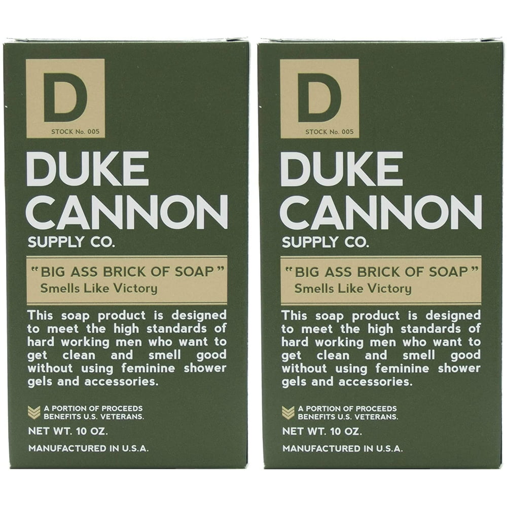 Duke Cannon Big Brick of Bar Soap for Men Smells Like Victory, 10