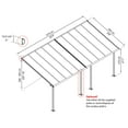 thumbnail image 4 of Palram - Canopia Olympia 10' x 20' Patio Cover - White/White, 4 of 12