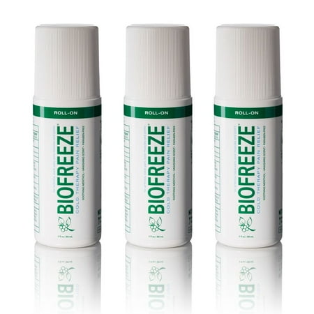 Biofreeze 3oz Roll-On Triplet Pack - Green