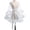 White, variant on Fancifize Women Kimono Robe Sexy Sheer Mesh Furry Robe Lingerie Bridal Robes for Women Tulle Robe Bathrobe Nightgown