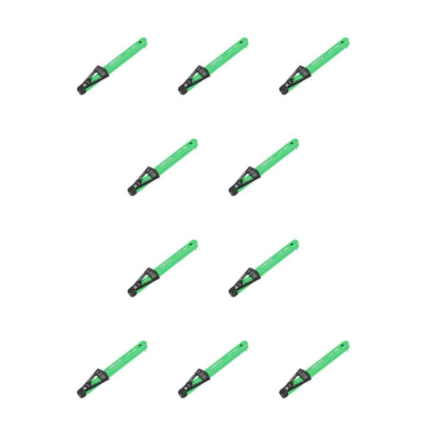 Herramienta de Cadena Eigraketly para Mantenimiento de Bicicletas de Carretera y de Montaña Indicador de Desgaste de Metal Verde 10Conjunto