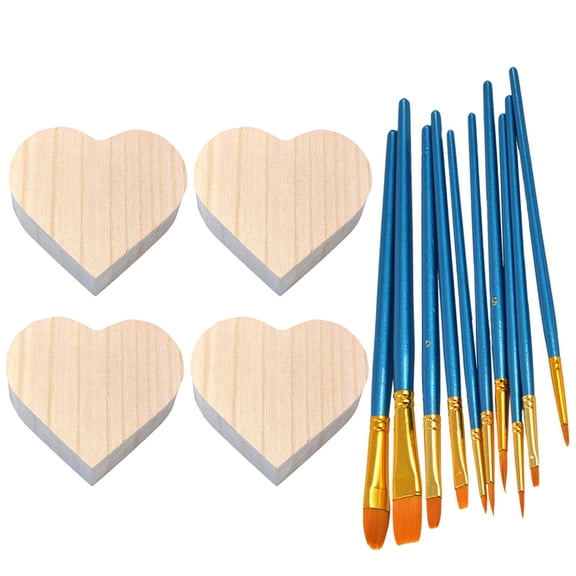 unbranded  Vintage Wooden Heart Cabinet Square Container Gift Boxes Crafts