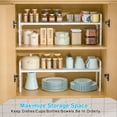 thumbnail image 3 of Adjustable Kitchen Cabinet Shelf Organizers Set of 3, Expandable Countertop Storage Shelves for Kitchen Counter, Stackable Design, Heavy Duty Space Saver, 3 of 8