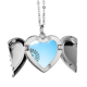 thumbnail image 1 of Collar colgante Alas de ángel Unbranded Blanco nubes cielo azul M, 1 of 3