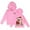 Pink, variant on Girls Hoodie Long Sleeve Soft Sweatshirt Christmas Printed Hoody Kids Cute Pullovers Top Clothes for Girls