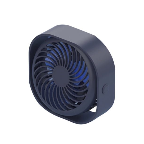 Ventilador de refrigeración de escritorio Tablero de mesa con alimentación por USB de bajo ruido 3 engranajes Mini ventilador eléctrico para el hotel de oficina en casa, azul Scienceny HA5879-01B