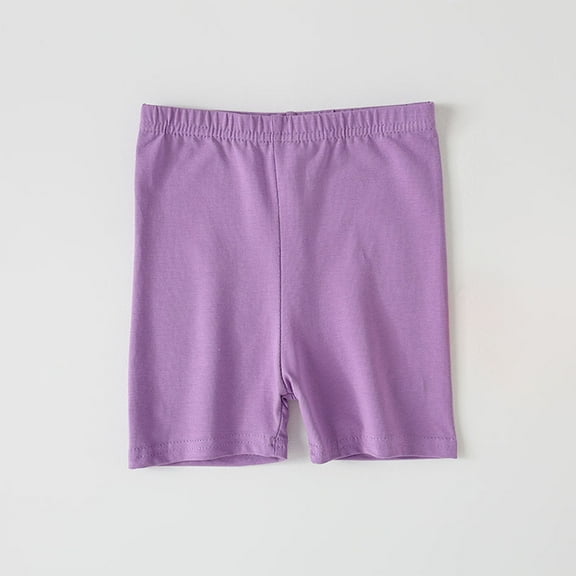 KidGT Girls Bike Shorts Cartwheel Shorts for Toddlers Kids Under Dress Dance Short 3-14 Years,1# Watermelon Red,9-10 Years