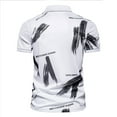 thumbnail image 4 of Chemise à Boutons pour Homme Walmart+ Week Aqestyerly Homme Été Décontractée Boutons Col Rabattu Manches Courtes Chemise Ample Topss, 4 of 5