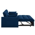 thumbnail image 6 of Gexpusm Tufted Pull Out Sofa Bed Convertible Sleeper Sofa with Adjustable Back and Pillows, Blue, 6 of 6