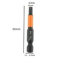 thumbnail image 2 of Lefu 1pc Hexagon Screwdriver Bit Quick Change Impact Driver Power Drill Length 50mm, 2 of 9