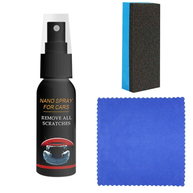 Qaailabf Car Scratch Repair Spray Kit: Auto Paint Restoration for All Surfaces, Hydrophobic Coating, 30ml/120ml/250ml - Removes Scratches, Water Spots, Fading - 3-Month Protection, Easy Application