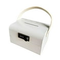 thumbnail image 4 of Shangren Password Money Box Desktop Storage Case Password Lock Change Saver for Desktop White, 4 of 8