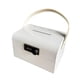 thumbnail image 4 of Caja de ahorros para dinero, organizador de escritorio, caja de almacenamiento portátil Blanco, 4 of 9