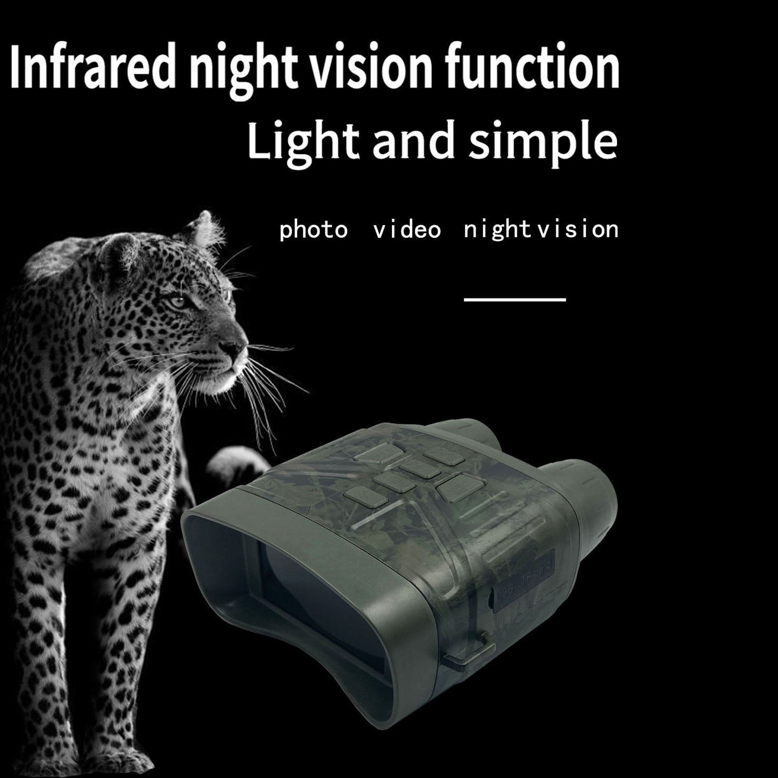 Ultras HD 4K Night Vision 36MP Night Infrared Detection Screen Binoculars Outdoor Night Vision Send 32GB Memory Card Gifts For Womem/Men s Of The Day