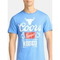 thumbnail image 4 of Coors, Men's & Big Men's Graphic T-Shirt, Rodeo Banquet, Sizes S-3XL, 4 of 5