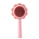thumbnail image 1 of Cepillo de aseo para mascotas para gatos y perros, cepillo autolimpiante para eliminar enredos y pelos sueltos (rosa), 1 of 5