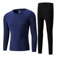thumbnail image 3 of Frnrwgo Men's Thermal Underwear Set Fleece Lined Crew Neck Long Sleeve Base Layer XS-XXL for Winter, 3 of 7