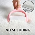 thumbnail image 6 of Arogan Super Soft Area Rugs for Bedroom Living Room Nursery Room,Fluffy Oval carpet,2.6'x5.3',Cream White, 6 of 8