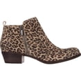 thumbnail image 4 of Lucky Brand Womens Basel Leather Closed Toe Ankle Fashion Boots, 4 of 5