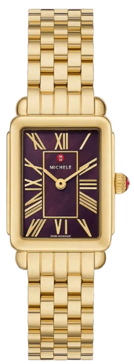 MICHELE Deco Diamond Chronograph Watch Head & Bracelet, 33mm  display picture 3