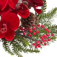 thumbnail image 3 of Nearly Natural Orchid, Berry & Pine Holiday Candelabrum, 3 of 3