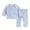 Blue, variant on Gubotare Toddler Pajamas Trendy Pajamas for Girls 2-Piece Soft Long Sleeve & Pants PJ Set Jammies 3 6 Months (Pink,3-6 Months)