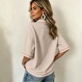 thumbnail image 3 of Bexdxz 9/11 25Th Anniversary Shirt Womens Memorial 911 Never Forget V Neck Tshirts Khaki 2XL, 3 of 5