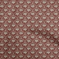 thumbnail image 1 of oneOone Cotton Poplin Carmine Red Fabric Block Dress Material Fabric Print Fabric By The Yard 42 Inch Wide-LF, 1 of 6