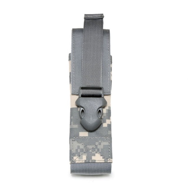 Tactical Flashlight Pouch Nylon Molle Holster Bag Carry Case Nylon Pouch Flashlight Holder