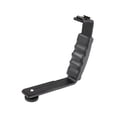 thumbnail image 1 of Handheld L-shaped Gimbal Expansion Bracket Holder with 2 Hot Shoe Mounts Accessory Replacement for OSMO Mobile Smooth 4 Gimbal Stabilizer for Microphone Video Light, 1 of 6