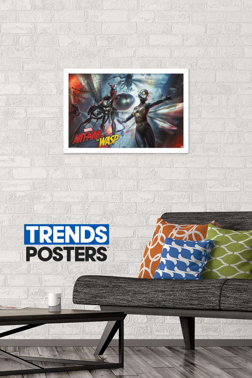 Marvel Cinematic Universe - Ant-Man and the Wasp - Flight Wall Poster, 14.725" x 22.375", Framed